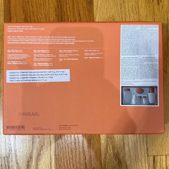 Sulwhasoo Essential Comfort Daily Routine Skincare 6 pcs Gift Set!!🔥🔥🔥 - Picture 6 of 16